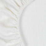 Under The Nile Organic Cotton Muslin - Bassinet Sheet - White, 26" x 18"