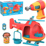 Educational Insights Design & Drill Bolt Buddies Helicopter - Helicopter Toy for Kids with Real Electric Drill Toy, Take Apart Construction Toys and STEM Toys for 3 Year Old, Toddler Tool Set, Ages 3+