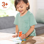 Melissa & Doug Sticker Wow!™ 24-Page Activity Pad and Sticker Stamper, 300 Stickers, Arts and Crafts Fidget Toy Collectible Character – Tiger - for Kids Ages 3+ - FSC Certified
