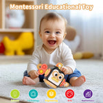 OSIMILY Montessori Toys for 1 Year Old, 6 Movable Panels Sensory Toys, Toddler Developmental Learning Toys Birthday Gifts, Baby Toys 12 Month