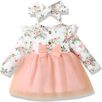 Baby Girl Dress Infant Clothes Newborn Fall Winter Outfits Plaid Dresses Cute Birthday Gifts Holiday Princess Dress for Girls