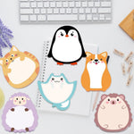 Fancy Land 24 Pads Cute Sticky Notes Cartoon Animal Pattern Sticky Notes for Teachers Classrooms 720 Sheets Memo Pads Teacher Appreciation Nurse End of Year Graduation Gift Home Office Supplies Cute