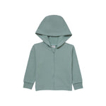 Hanes Baby Pure Comfort Organic Hoodie, French Terry Full-Zip Hooded Sweatshirt, Infant Boys & Girls, Green