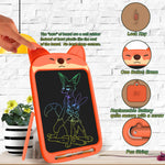 CHAFEGY LCD Writing Tablet 10 Inch, Doodle Board Toy, Cute Fox Drawing Pad for Kids Ages 3-8 - Educational Gift for Christmas & Birthday (Fox)