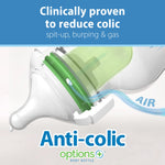 Dr. Brown's Baby Bottle Sterilizer, Dryer & Anti-Colic Options+ Wide-Neck Bottles, Level 1 Slow Flow Nipple, 9 oz, 4 Count