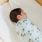 Copper Pearl, Rocketeer Bamboo Swaddle