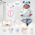 BABESIDE Reborn Baby Dolls Boy, 20 Inch Lifelike Newborn Real Life Poseable Realistic Doll for Boy Soft Vinyl and Cloth Body Baby Dolls with Clothes and Toy Gift for Kids Age 3+