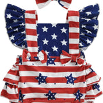 YINGISFITM My First St Patricks Day Baby Girl Outfit Newborn Overalls Lucky Charm Bubble Romper Irish Clover Infant Clothes