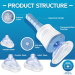 Senvok Choking Rescue Device (2 Sets) - Home Kit & Travel Kit - Anti Choking Device for Kids and Adults, Portable Airway Suction Device, Choking First Aid Device