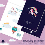 Holam Inspirational Journaling Notebook Aesthetic - A5 Small Journal for Kids | Cute Notebook for Writing, Drawing, Doodling Note-taking and More | 8.3"x5.8" | Dream Model