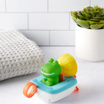 Skip Hop Baby Bath Toy Croc The Boat 3-Piece Set, Zoo