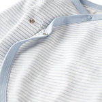 little planet by carter's unisex-baby Organic Cotton Wrap Sleep & Play, Seal Blue Stripes, 6 Months