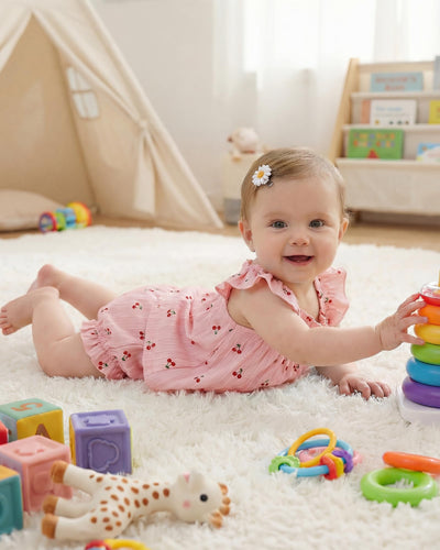 Jecson Infant Girl Outfits Newborn Baby Girl Summer Clothes 12-18 Month Girl Clothes Sleeveless Ruffle Top And Bloomers Shorts Set