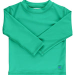 RUGGEDBUTTS® Baby/Toddler Boys Long Sleeve Rash Guard Swim Shirt w/UPF 50+ - Bright Green, 3-6m