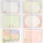 Zeph Hosea Cute Cartoon Notebook Kawaii Journal Notebook Japanese Sketchbook Leather Cover Diary Notepad Travel Notebook,Green