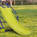 Climbing Dome with Slide, 8FT Kids Outdoor Geometric Dome Climber, Climb Structure Suitable for Indoor & Outdoor Backyard Playground, Outdoor Climbing Frame Toys for Kids Age 3-8