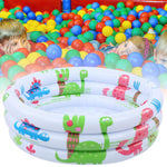 Little Pump Pool, Wear Children Dinosaur Mini Pool, Inflatable for Baby Kids Training Home, Balcony, Beach, Lakeside Dog, Cat Pet House