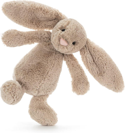 Jellycat Bashful Beige Bunny Stuffed Animal, Medium 12 inches - Rabbit and Bunny Plush Toy - Classic Children's Gift