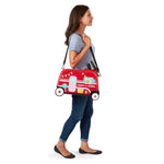 Radio Flyer 3-in-1 Happy Traveler Camper, Ride on Toy, Toddler Carry-On Storage, Ages 2-5
