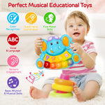 STEAM Life Baby Piano Toys 6 to 12 Months, Musical Toys for Baby 0 6 9 12 18 Months, Early Learning Educational Piano Keyboard Infant Toys for 1 Year Old Boys Girls Birthday Xmas Gifts