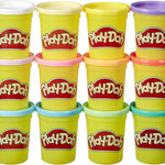 Play-Doh Jewel Colors Bulk 12-Pack of 4-Ounce Cans, Party Favors, Back to School Gifts, Prizes, & Party Favors, Kids Arts & Crafts, Preschool Toys, Ages 2+ (Amazon Exclusive)
