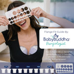 BabyBuddha Wearable Breastfeeding Pump, Double Hands Free Breast Pump with 30 Comfort Settings, 6oz+ Leak-Proof Cups, Strong Suction, 4 Modes, Rechargeable, Easy to Clean and Compact for Travel