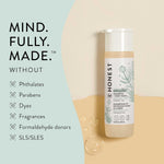 The Honest Company 2-in-1 Cleansing Shampoo and Body Wash for Sensitive Skin, Gentle Tear-Free Hypoallergenic Baby Wash with Naturally Derived Ingredients, Fragrance-Free, 10 fl oz