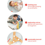 Skip Hop Baby Play Gym Montessori Inspired, Infant Playmat, Discoverosity