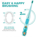 Vekkia Sonic Rechargeable Kids Electric Toothbrush(Blue)