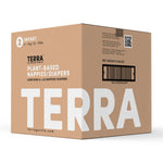 Terra Diapers Size 2: 85% Plant-Based Diapers, Ultra-Soft & Chemical-Free for Sensitive Skin, Superior Absorbency for Day or Nighttime Diapers, Designed for Babies 8-15 Pounds, 176 Count