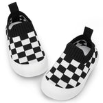 BACSAC Baby Shoes Toddler Shoes Boys Girls Infant Sock Shoes Lightweight Breathable Walking Baby Shoes 6-36 Months Black,9-12 Months