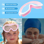 Aegend 2 Pack Swim goggles for Kids 3-15, Anti-Fog Anti-UV Wide Vision Waterproof, No leak Swimming goggles for Boys Girls