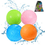 SOPPYCID Reusable Water balloons, Summer Toy Water Toy for Boys and Girls, Pool Beach Toys for Kids ages 3-12, Outdoor Activities Water Toys Self Sealing Water Splash Ball for Fun (6Pack)