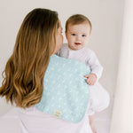 KeaBabies Cotton Muslin Burp Cloths Baby Boy, Girl - 5-Pack Soft & Absorbent Burping Cloth for Babies, Large Baby Towels & Washcloths for Newborn, Spit Up Rags, No Shrink, 20x10 (Bloom)