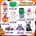 Halloween Light Up Bath Toys for Toddlers Kids, 9 Pack No Hole Bath Toys LED Light Bath Time Water Toys for Bath Tubs Bathroom, Halloween Toys for Kids Toddlers Boys Girls Halloween Party Favors Gifts