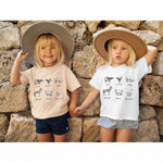 Toddler Baby Boys Girls Farm Shirt Cute Animals Graphic Short Sleeve T-Shirt Kids Funny Letter Print Summer Tee Tops(Apricot-1,4-5T(120))