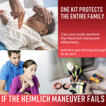 Choking Rsecue Device, Portable Airway Suction Device for Children and Adults, First Aid Kit for Kids and Adults - Travel Kit-D3