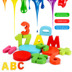 Wooden Puzzles for Toddlers, LENNYSTONE Wood Alphabet Number Shape Puzzles Kids Preschool Learning Toys for Boys Girls Ages 2 3 4 5 Year olds