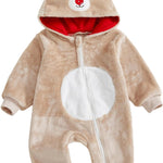 Ledy Champswiin Fall Baby Clothes Newborn Boy Girl Hoodie Romper Long Sleeve Jumpsuit Winter Infant One Piece Outfit