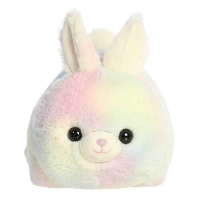 Aurora® Adorable Spudsters™ Bitty Bunny™ Stuffed Animal - Round Shape Makes for Comforting Cuddles - Perfect for Kids All Ages and Animal Loving Adults - Rainbow 10 Inches
