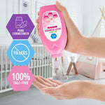 MED PRIDE Premium 100% Talc Free Baby Powder - Pure Cornstarch Absorbent Baby Powder for Odor & Moisture Protection- Paraben-Free Soothing Dusting Powder for Diaper Rash, Chaffing - Rose, 13oz