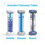 hand2mind Calming Sensory Tubes, Rain Sound Fidget Tubes, Rain Stick Instrument, Toddler Sensory Toys, Calm Down Corner Supplies, Science Classroom Weather Toys, Play Therapy Activities