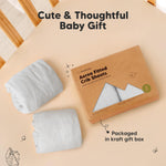 KeaBabies 2-Pack Fitted Crib Sheets for Boys, Girls, Baby - Soft Bamboo Viscose Cotton, 52x28 Standard Crib Mattress Sheets, Toddler Bed Mattress Cover, Gender Neutral, Breathable,Durable (Pearl Gray)