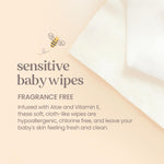 Burt’s Bees Baby Wipes, Unscented Natural for Sensitive Skin with Aloe and Vitamin E - 72 Baby Wipes – 10 Pack