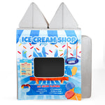 Play Panel for Kid's Play Couch | Play Panel for Children's Foam Sofa | Play Panel for Kid's Play Couch (Ice Cream Shop - Blue)