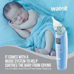 Watolt Baby Nasal Aspirator - Electric Nose Suction for Baby - Automatic Booger Sucker for Infants - Battery Powered Snot Mucus Remover for Kids Toddlers