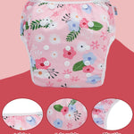 ALVABABY Swim Diapers 3pcs Baby & Toddler Snap One Size Reusable Adjustable Baby Boys' Swim Diapers for Swimming Lessons 3SWY65A