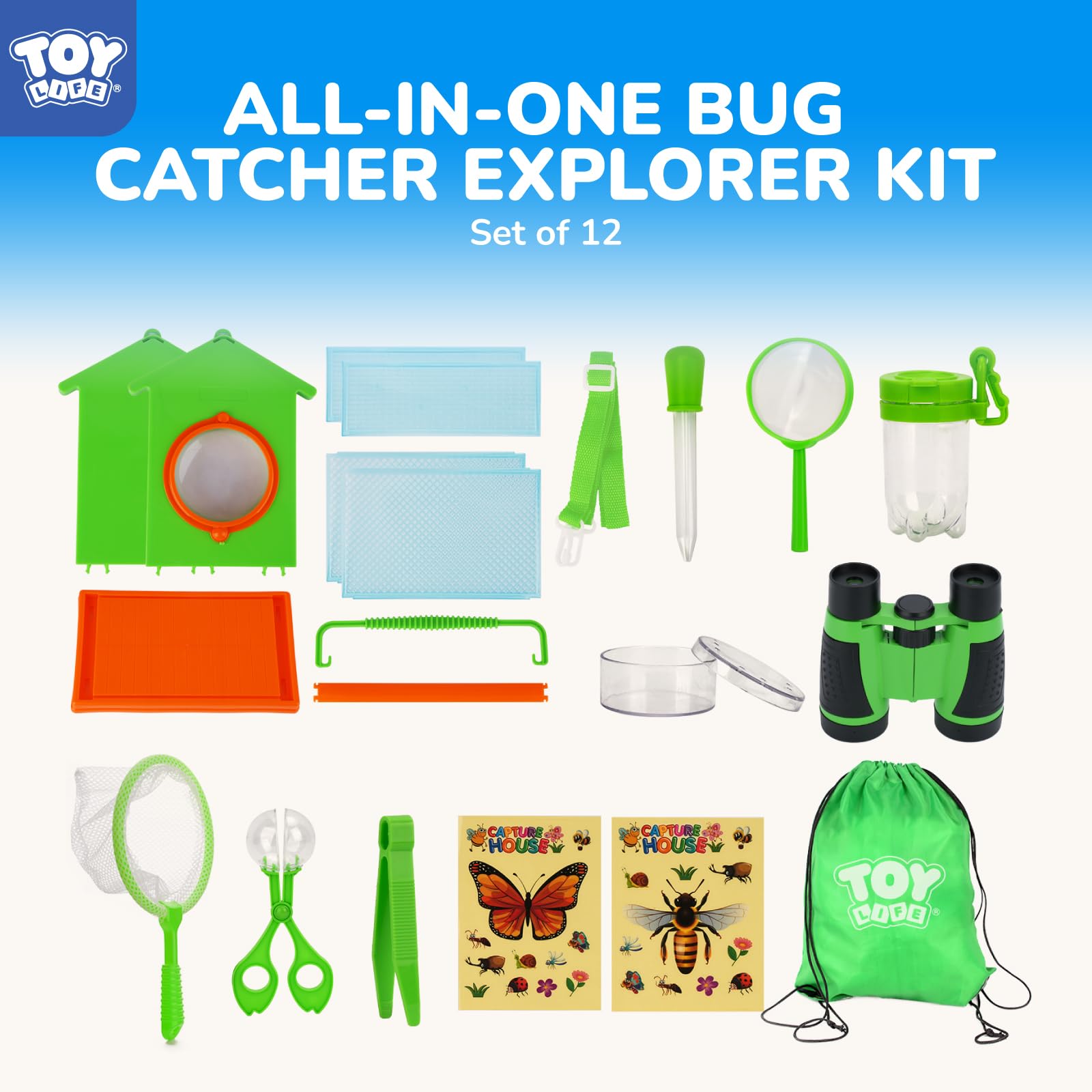 TOY Life Bug Catcher for Kids, Bug Catching - Bug Collecting Kits - TOY ...