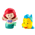 Fisher-Price Little People Toddler Toy Disney Princess Ariel's Light-Up Sea Carriage Musical Vehicle for Pretend Play Ages 18+ Months