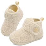 JOINFREE Toddler Slippers Boots Boys Girls Adjustable House Shoes Barefoot